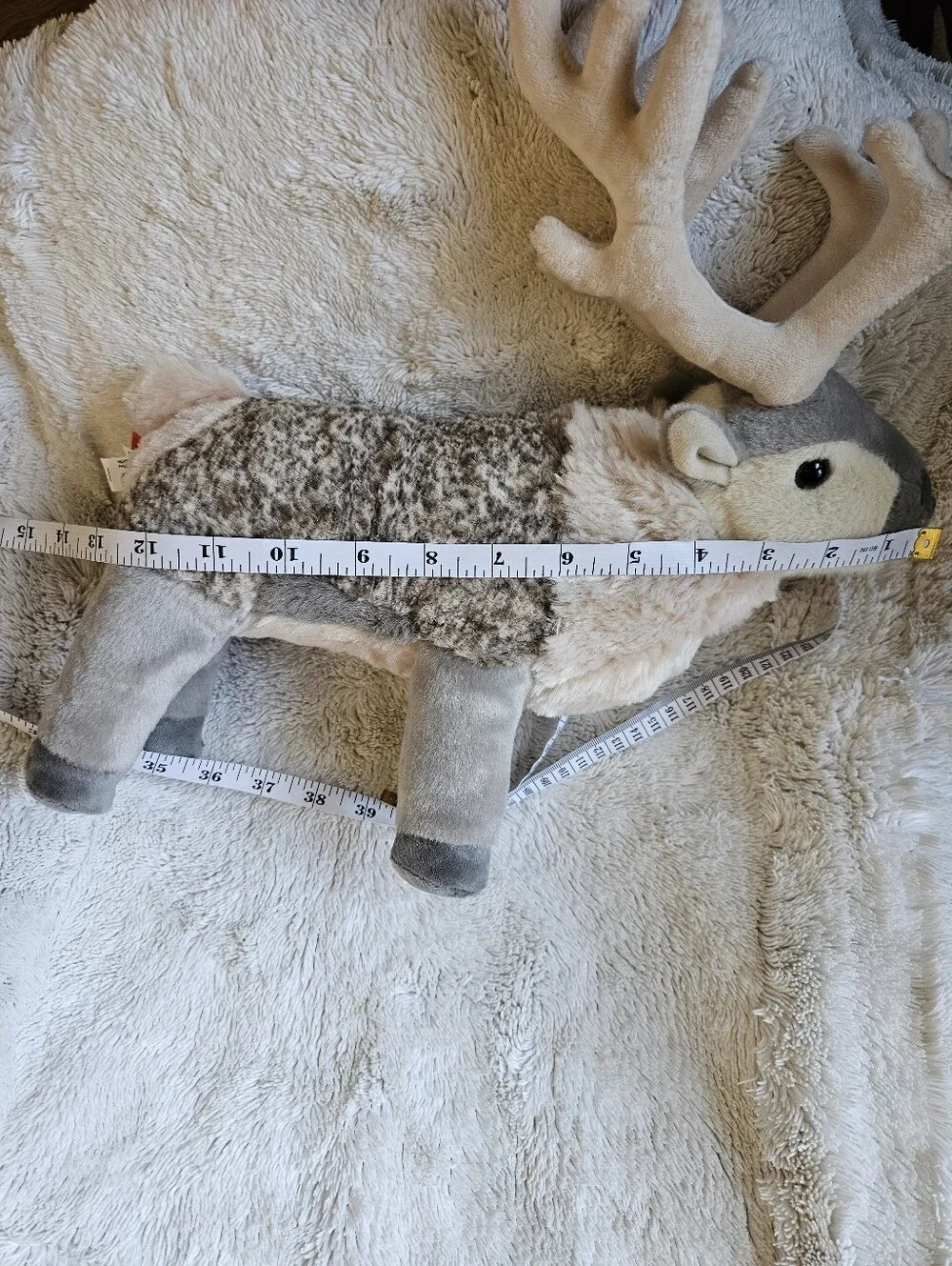 Wild Republic Cuddlekins Reindeer Stuffed Animal - 12
